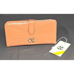NWT CXL Christian LaCroix Patent Skinny Wallet Tango RV $45